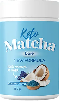 O imagine care arată Keto Matcha Blue